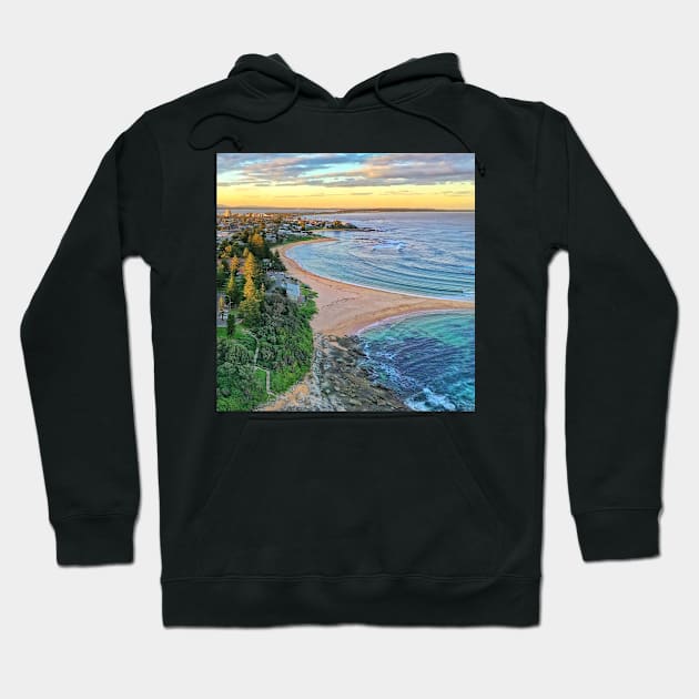 Afternoon at Toowoon Bay. Hoodie by incredi